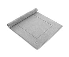 mÃ¶ve Superwuschel tapis de bain, Coton, Silver, 60 x 100 cm