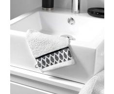 douceur dinterieur Botanica 2 GANTS DE TOILETTE, Blanc, 15 x 21 CM