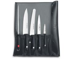 Wüsthof TR9786 Trousse de Chef avec 4 Couteaux Silverpoint + Fusil à aiguiser 43 x 13 cm