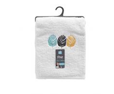douceur dintÃ©rieur drap de douche 70x130 cm eponge brodee fougerys blanc