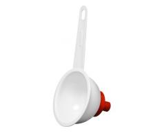 Premier Housewares 0806499 Entonnoir Acier Inoxydable Blanc/Rouge
