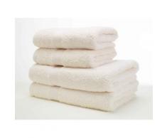 Decotex DECS2CR Supreme Drap de Bain Coton dÃgypte PeignÃ© CrÃ¨me 70 x 125 cm