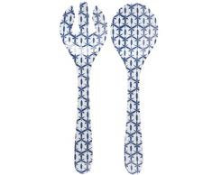 Creative Tops Drift Ensemble de Couverts à Salade, Bleu