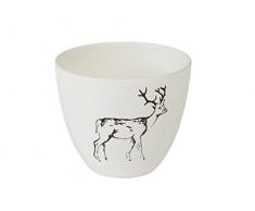 Creative Tops Katie Alice Highland Fling Cerf Photophore en céramique Multicolore