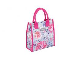 Kitchen Craft Petit Sac Isotherme à Motif Floral Gris/Bordeaux 4 l