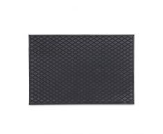 Relaxdays Paillasson 60 x 40 cm tapis de sol antidérapant caoutchouc noir, 80 x 150 cm