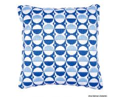 Kit coussin au point lancÃ© Pois bleus