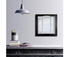 Bonamaison DÃ©coration Murale Impression sur Miroir EncadrÃ© sur Toile, Dimensions: 50 x 50 Cm - ConÃ§u et fabriquÃ© en Turquie