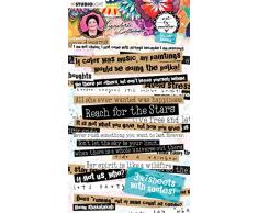 Studio Light Autocollants, coloré, 12 x 21 cm