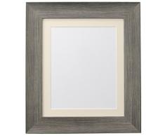 FRAMES BY POST Hygge Bear Creek Affiche de Photo Cadre, Plastique, Wolf Grey, 40 x 30 cm Image Size 12 x 10 inches