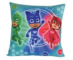 FUN HOUSE 712812 Coussin carrÃ©, Lamboa Imprime, Bleu, 35 x 35 x 15 cm