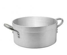 Pardini Faitout Moyen, Acier INOX, Argent, 32 cm