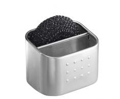 InterDesign Forma rangement Ã©vier - petit porte-Ã©ponge en acier inoxydable - argentÃ©