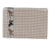 Samuel Lamont Poli-Dri Torchon Jacquard Motif Vaches