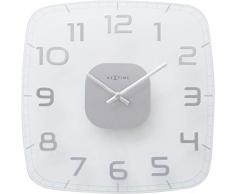 NeXtime 8816TR Horloge Murale, Verre, Clear Glass, 30 x 30