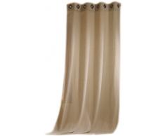 Linder 0169 /29/375FC Voilage Naturel Kaolin Beige Oeillets CarrÃ©s 145 x 260 cm