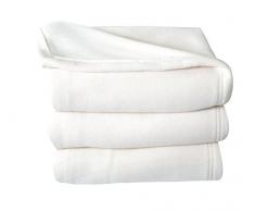 Aura Couverture Polaire Double Face Polyester Naturel 180 x 220 cm