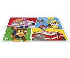 IDELICE EN004 131A Set de Table Paw Patrol, Plastique, Multicolore, 41 x 29 x 0,1 cm