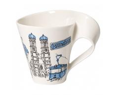 Villeroy & Boch Cities of the World Tasse à café Munich, 300 ml, Porcelaine Premium, Blanc/Multicolore