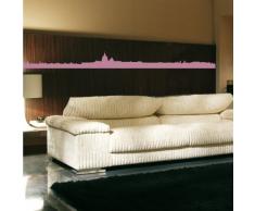 Indigos UG Wandtattoo w514 Autocollant Décoration Mural Skyline Rome Pourpre 96 x 9 cm