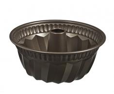 Pyrex - Asimetria - Moule Ã Savarin en MÃ©tal Anti-AdhÃ©sif Ã 22 cm , Marron