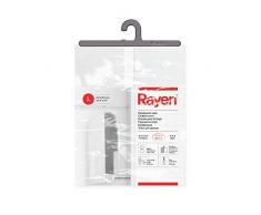 Rayen 2037 Housse vêtement pour penderie, Non-Woven, Blanc/Translucide, 60 x 150 cm