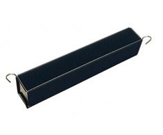 Gobel 219410 Moule à Pâté Long Uni Mini Anti-Adhérent à charnières fond démontable 30*4 cm