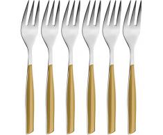 Bugatti Set fourchettes contemporaine 16x20x3 cm Or