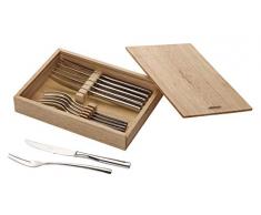 Villeroy & Boch Piemont Couverts Ã steak pour 6 personnes, 12 piÃ¨ces, Acier inoxydable
