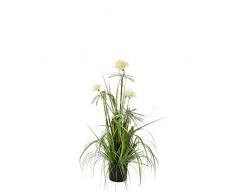 MICA Decorations 930523Â Pom Ressort Herbe Plante en Plastique, PVC, Vert, 35Â x 35Â x 90Â cm