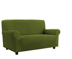 Più Bello biélastique housse de canapé Vert foncé, 4 places