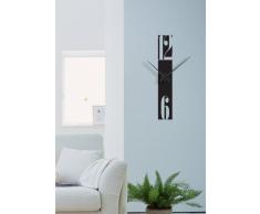 Beestick st7_001-KN-N Sticker Horloge Murale, Vinyle, Noir, 13x78
