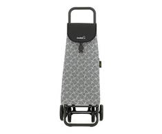 GARMOL Chariot de Courses Blanc 40 x 27 x 105 cm