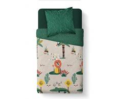 TODAY Parure Housse de Couette Enfant, Coton, Multicolore, 140X200 CM