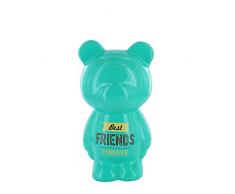 THE CASH FACTORY TI2987 Tirelire Best Friends, Céramique, Vert, 12 x 11 x 22,3 cm