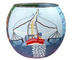 Him CC55 photophore Verre Bateau de pÃªche 2, Multicolore