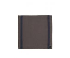 Lexington 20201438004 Serviette de Table Coton Gris Bleu Marine 50 x 50 x 1 cm