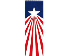 DECORATION adhésive pour CUISINE et réfrigérateurs Stars and Banners Autocollant, Polyvinyle, Multicolore, 59,5 x 0,1 x 180 cm