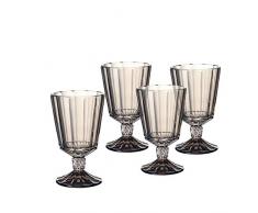 Villeroy & Boch OpÃ©ra Smoke Verre Ã vin blanc, Lot de 4, 225 ml, Cristal, Transparent/Gris