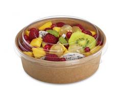 GUILLIN POTCART500 Boite Couvercle Saladier carton 500ML