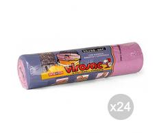 VIROSAC Lot de 24 Sacs Poubelle Violet 55 x 60 Pratique Manigl Rouleau Viro Nettoyage de la Maison