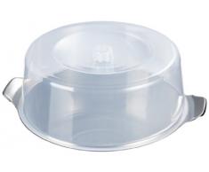 CHG 9914-07 Plat à Tarte 30cm avec Couvercle pour Protection, Acier Inoxydable, Multicolore, 30 x 30 x 11 cm