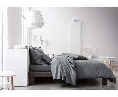 Today 201154 Drap housse Coton Gris anthracite 140 x 200