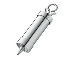 Küchenprofi 0805602800 Seringue de décoration à pâtisserie en Acier Inoxydable avec 7 Douilles et Fermeture à baïonnette 24 cm, 200 ML