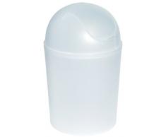 Gelco Design 580004 Poubelle A Bascule 4L, Plastique, Blanc, 19,3 x 19,3 x 29,5 cm