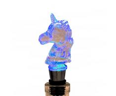 Loom LO-UNINSTP Bouchon pour Bouteille de Vin LED, Plastique, Multicolore, 13,5 x 2,3 x 4,5 cm