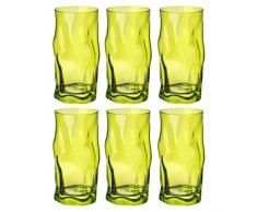 Bormioli Rocco 340360-591 1 Long Drink Sorgente Vert, 46 cl, Verre