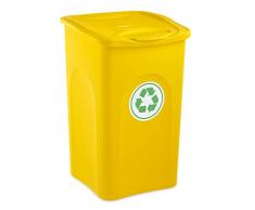 Stefanplast Begreen Poubelle, 50Â l, Jaune