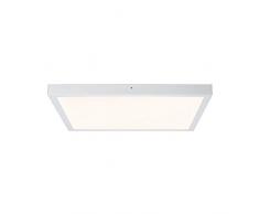 Paulmann 70647 Plafonnier Alu 27.4W LumiÃ¨re 3000K Panneau LED Blanc (Warm White Mat) 600x600 mm 230V avec ampoule [Classe Ã©nergÃ©tique A +]