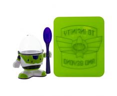 Paladone Toy Story Buzz Lightyear Tasse, cuillÃ¨re et Coupe-Toast | Ensemble de Petit-dÃ©jeuner Amusant pour Enfants | DÃ©guisez Les Åufs Ã la Coque | Ã linfini et au-delÃ , Multicolore, 13 x 25 x 31 cm